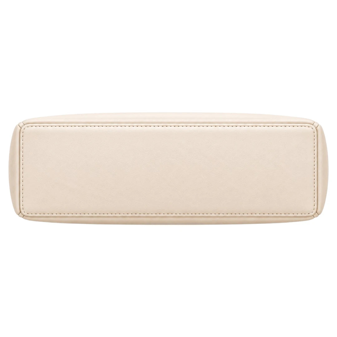 Eleganzio Cream Top Handle Handbag