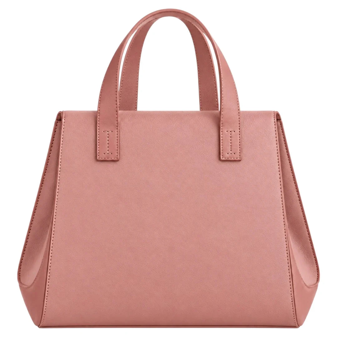 Eleganzio Women’s Dusty Rose Handbag with Twin Handles