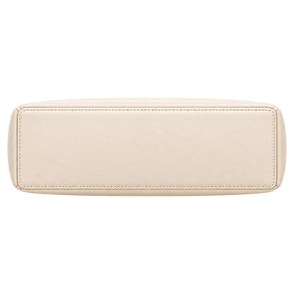 Eleganzio Cream Top Handle Handbag