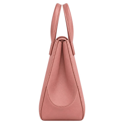 Eleganzio Women’s Dusty Rose Handbag with Twin Handles