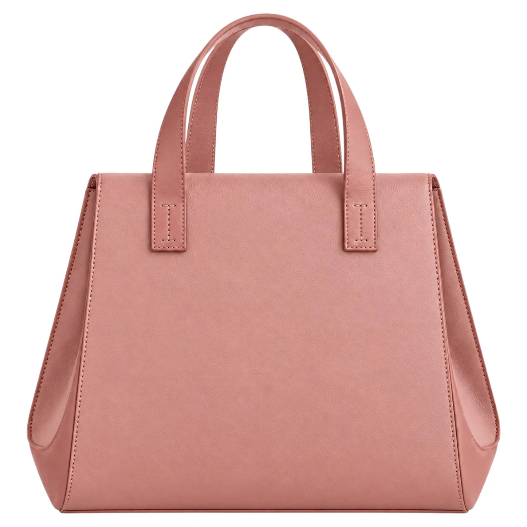Eleganzio Women’s Dusty Rose Handbag with Twin Handles